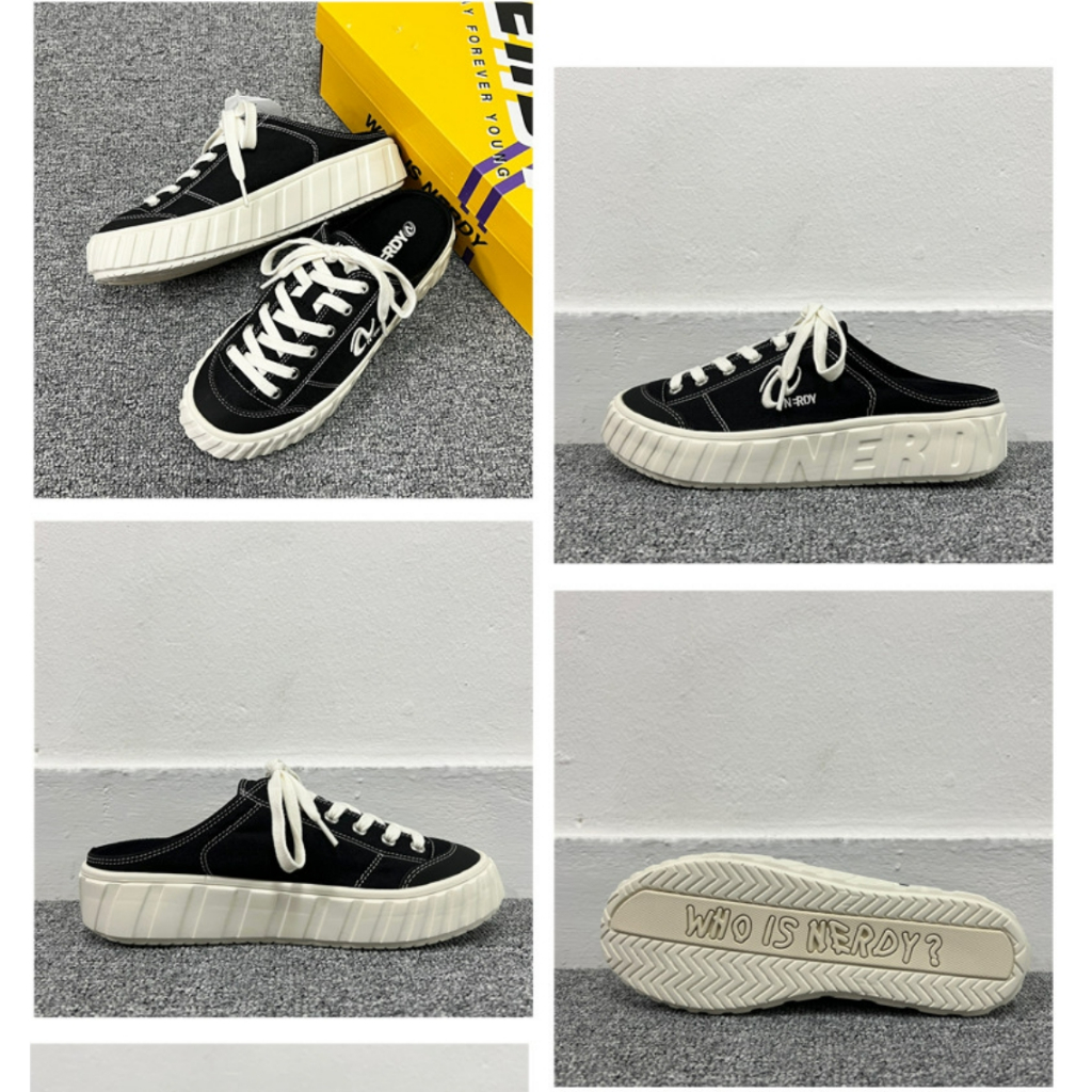 さらに100円引き◆NERDY◆BALLERINA MULE ノルディ NERDY BALLERINA MULE （BLACK） バレリーナミュール