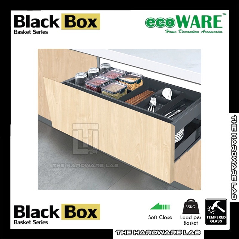 {The Hardware Lab}ecoWare x Black Box Three Side Double Deck Basket ...