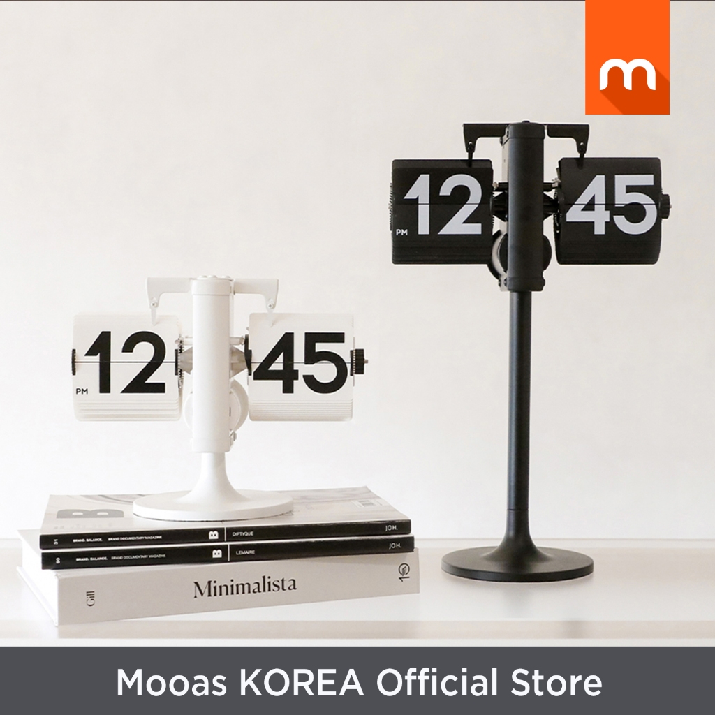 mooas Standing Height Adjustable Flip Desk Clock / interior clock for ...