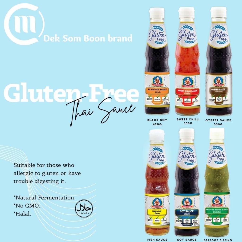 [Gluten Free] Soy Sauce, Oyster Sauce, Sweet Chilli, Fish Sauce, Black