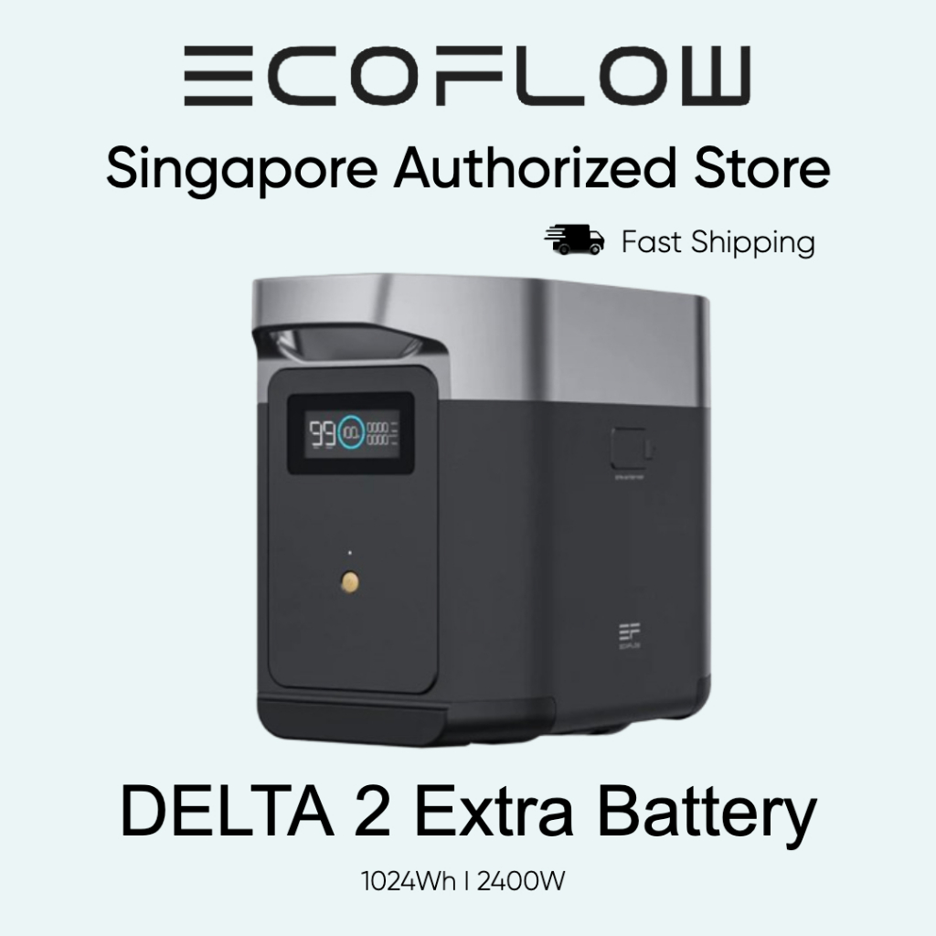 EcoFlow Smart Extra Battery DELTA 2 (5 Years Warranty) Shopee Singapore