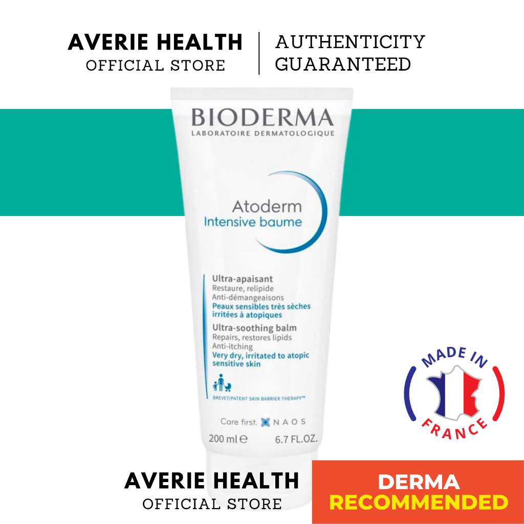 Bioderma Atoderm Intensive UltraSoothing Baume 200ml Eczema Prone, Sensitive, Dry Skin