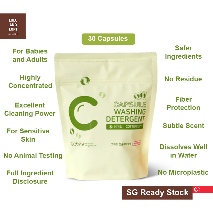 Korea GOWITH Allinone Capsule Laundry Detergent for Babies & Adults 4