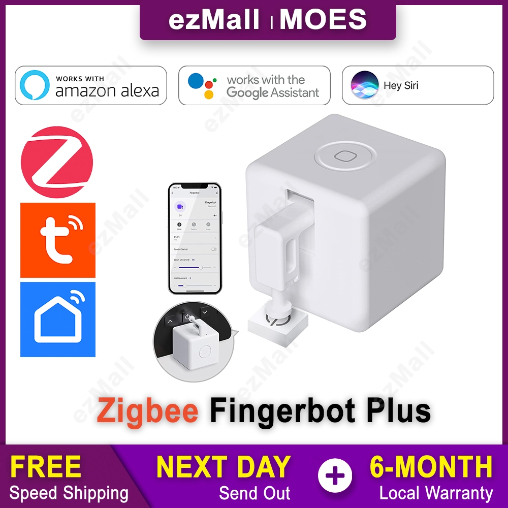 Alexa Devices For Home 2025 MOES Fingerbot Smart Rocker Switch - 3rd ...