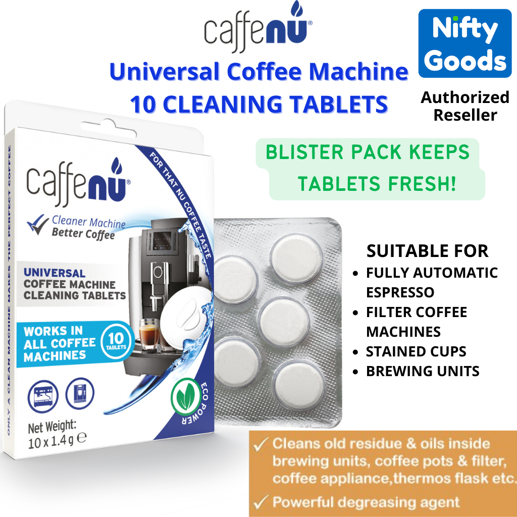 🌎 Caffenu Espresso Coffee Machine Cleaning Tablet Breville Jura Delonghi  etc | Shopee Singapore