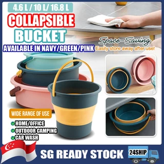 16.8L Collapsible Plastic Bucket Multifunction Water Bucket