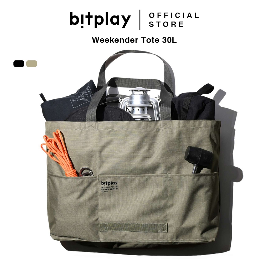 [Bitplay SG] - Weekender 30L Tote Bag Lightweight Water-Repellent With ...