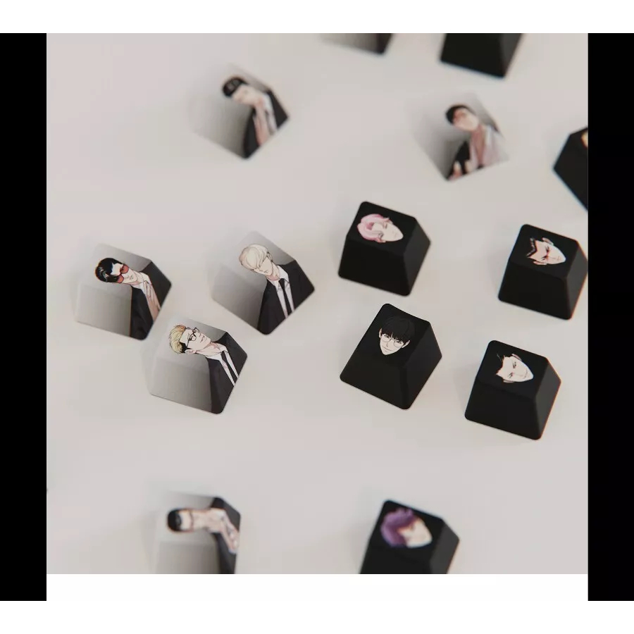[LOOKISM] OFFICIAL MD SUIT KEYCAPS for Mechanical PBT Keyboard ...