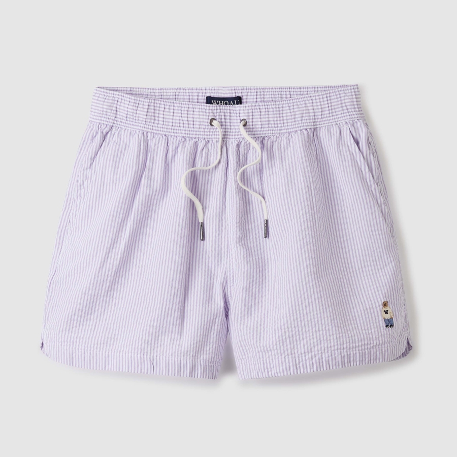 【WHO.A.U】Steve Seersucker Shorts WHO.A.U] Steve Seersucker Shorts(Set-up) | WHTHE2505F