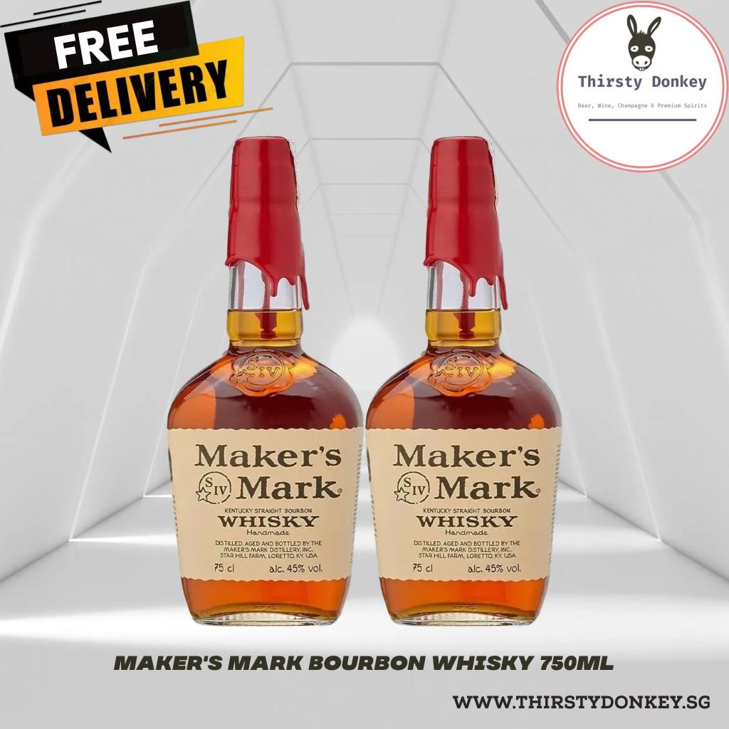 Maker's Mark Bourbon Whisky 750ml (Bundle of 2) | Shopee Singapore