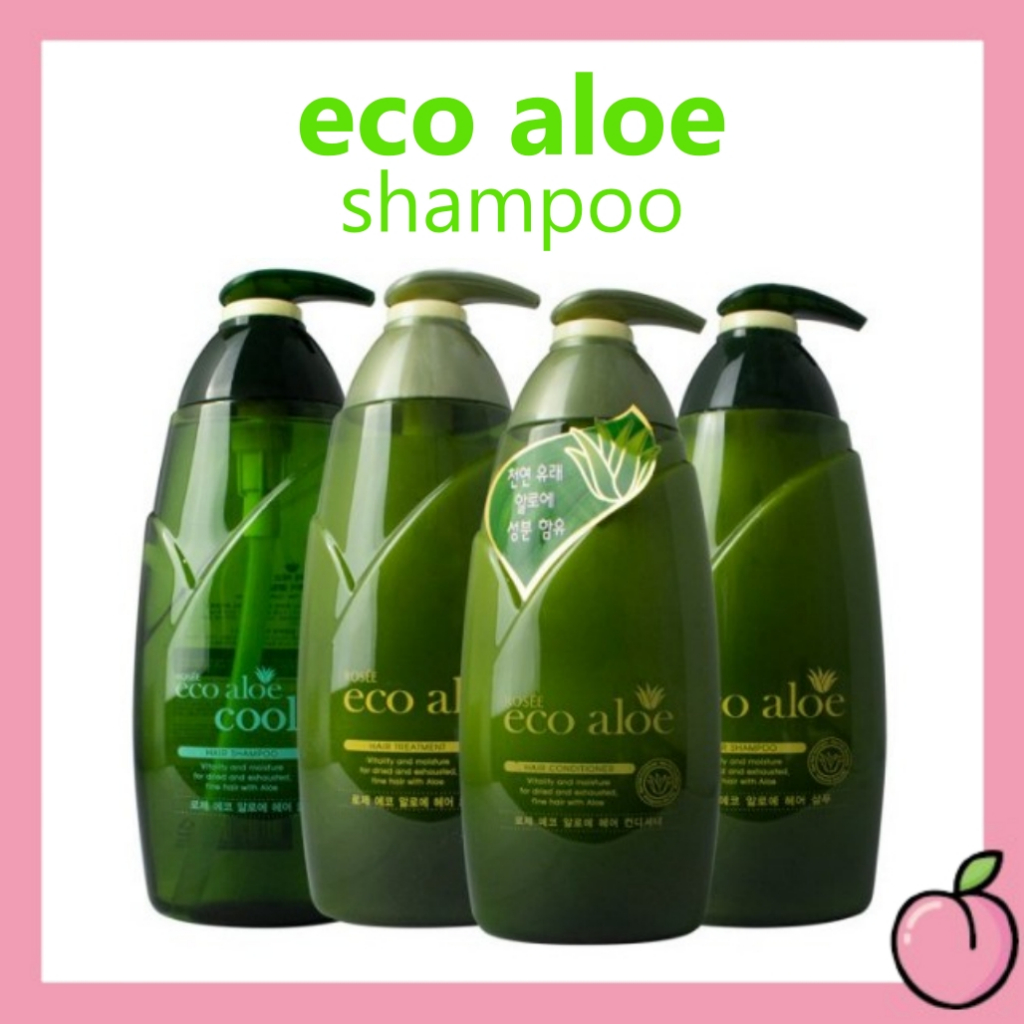 [Rosee] Eco Aloe Hair Shampoo Conditioner Treatment Cooling Shampoo ...