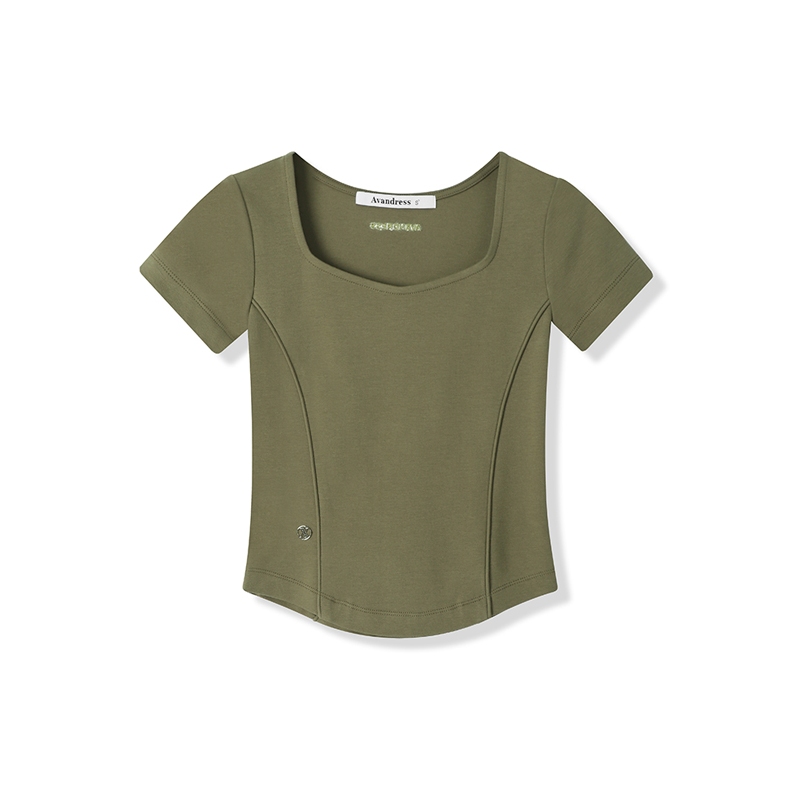 [AVANDRESS] Pentagonal Line T-shirt★Tシャツ MUSINSA | AVANDRESS Pentagonal Line T-shirt - 7COL