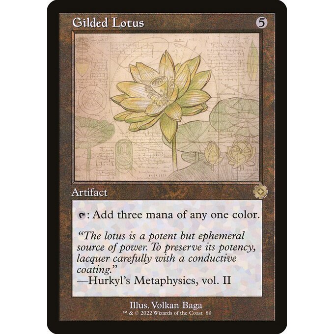 BRR_080 Gilded Lotus MTG Magic: The Gathering: Brothers War Retro ...