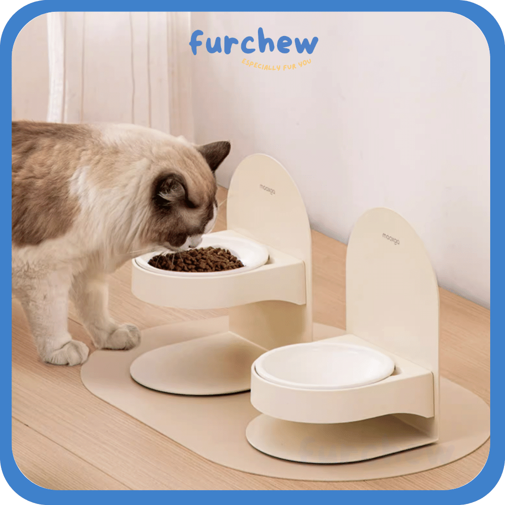 SG Pet Magnetic Raised Elevated Food Water Treats Bowl Table Height Adjustable Tilted Pet Bowl Feeder Cats Dogs Shopee Singapore