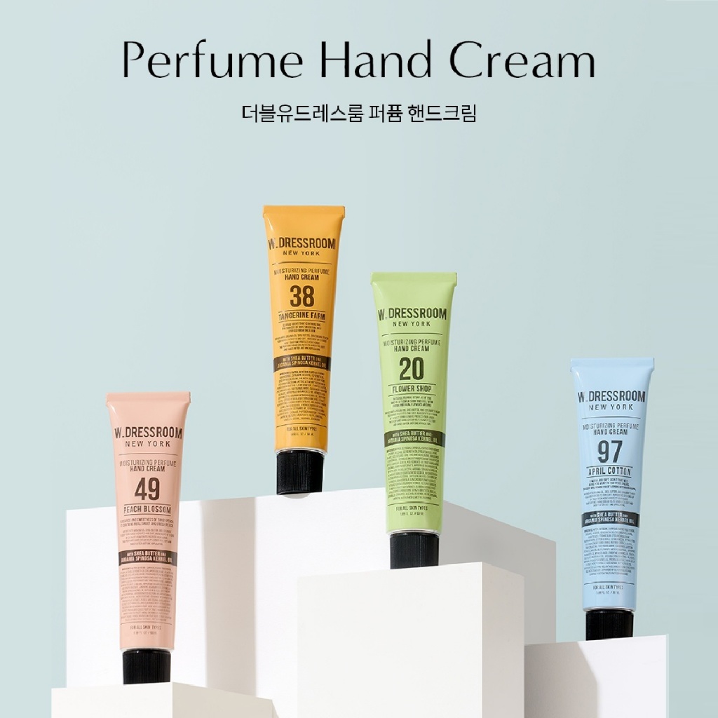 [W.DRESSROOM] Korea Moisturizing Perfume Hand Cream 1+1 (50mL x 2EA ...