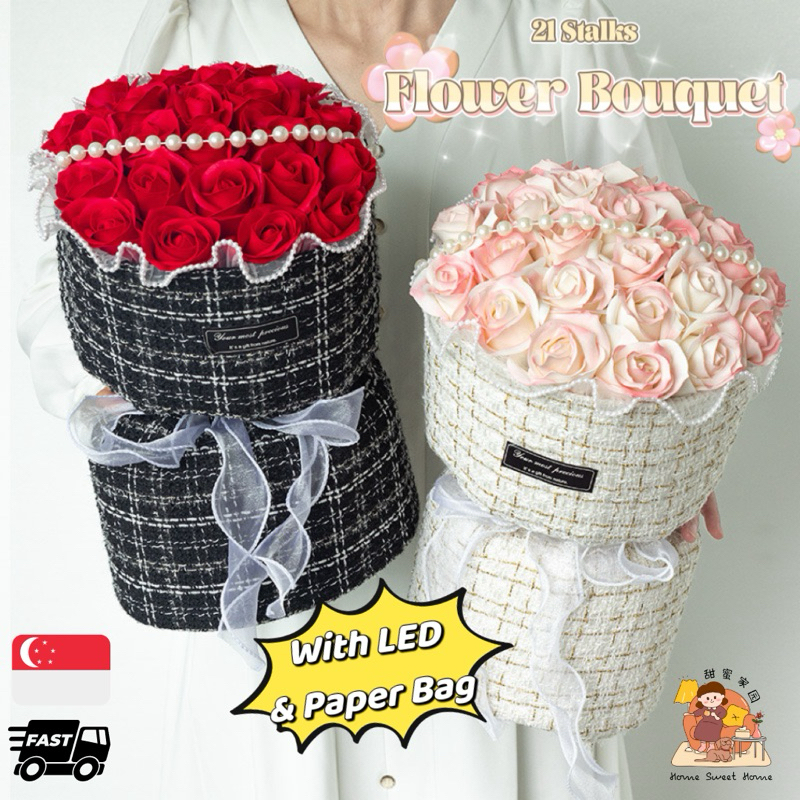 [SG] Roses Bouquet ️ Teacher Day Bouquet Birthday Bouquet Graduation ...