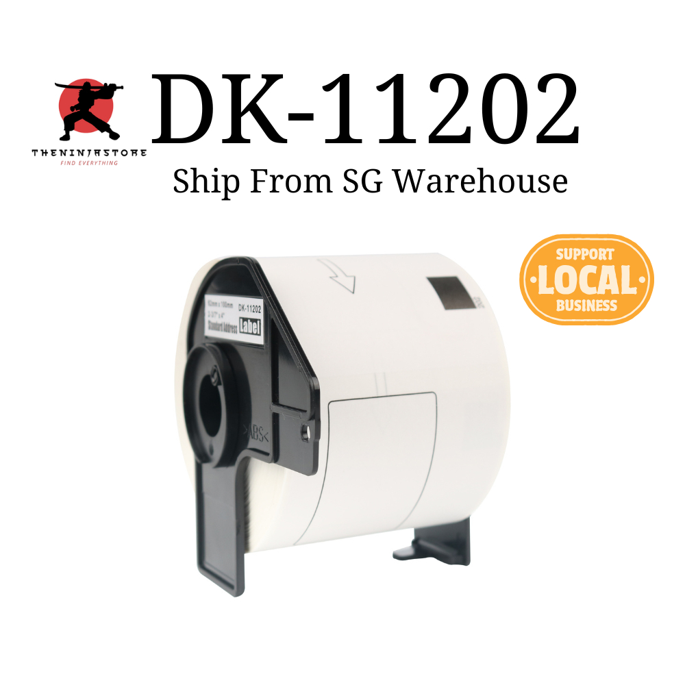 DK-11202 Labels,62mm X 100mm Label Roll Compatible With Ql Label Printers,White Standard Address Shipping Labels(300pcs/roll,20 Rolls,Reusable Label Holders