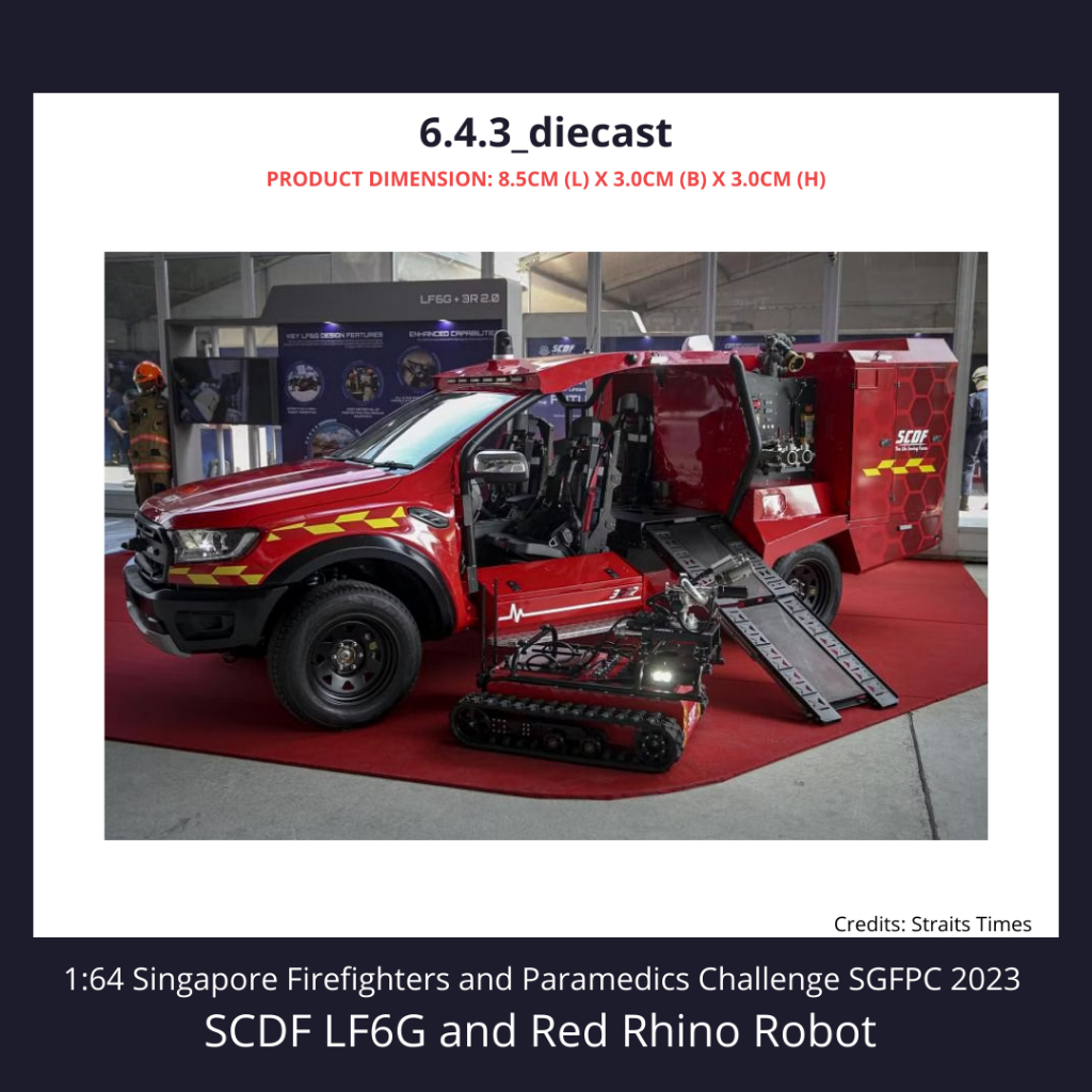 [Local Stock] 1:64 Singapore Firefighters and Paramedics Challenge ...