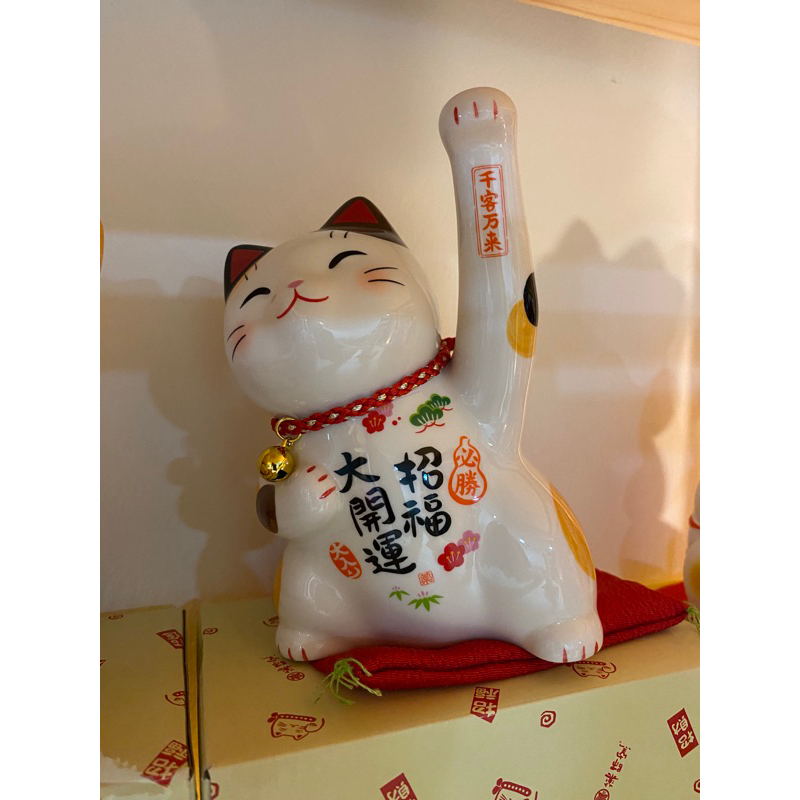 HIROTA Glass Fortune Cat