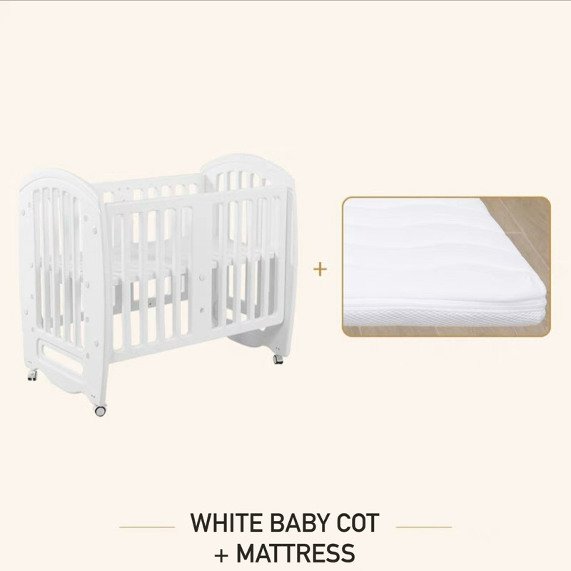 SG SELLER~Ready Stock Multifunctional Portable Baby Cot with Mattress ...