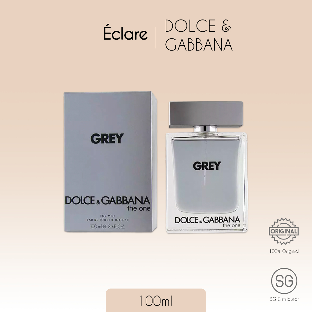 Dolce Gabbana The One Grey Eau De Toilette Intense 100ml Shopee Singapore