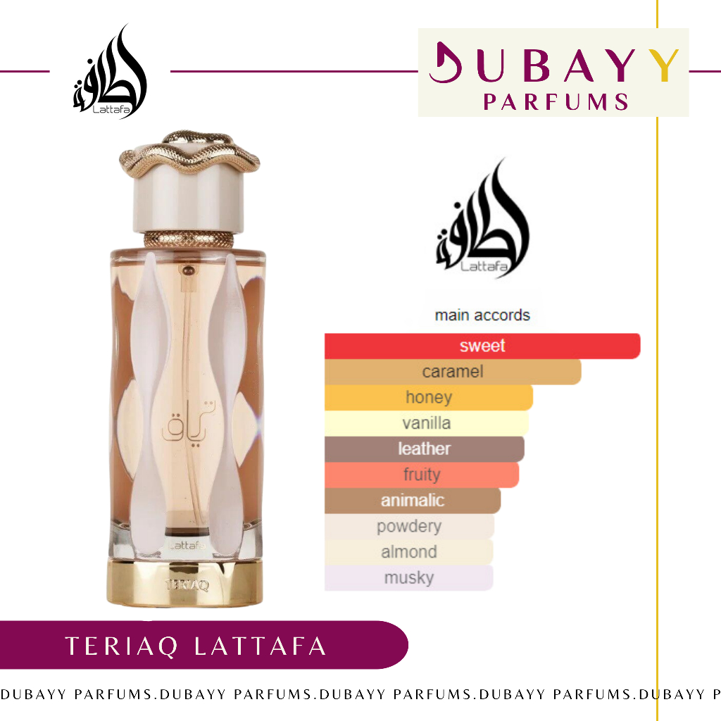 TERIAQ x Quentin Bisch / TERIAQ INTENSE Lattafa EDP 100ML | Shopee