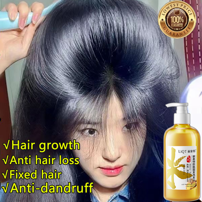 BUY 1 FREE 1 LIQT 500ML HAIR GROWTH GINGER SHAMPOO ANTI HAIR LOSS NO ...