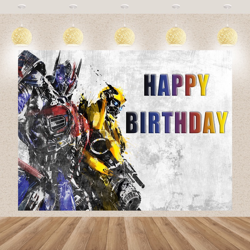 [SG Seller] 120x80cm Transformers E Backdrop Photography Background ...
