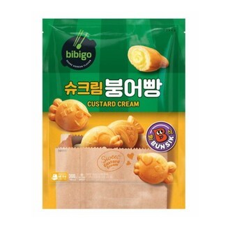 [CJ] Bibigo Sweet Custard Cream Fish-Shaped Waffle (Bung O Pang) 300g