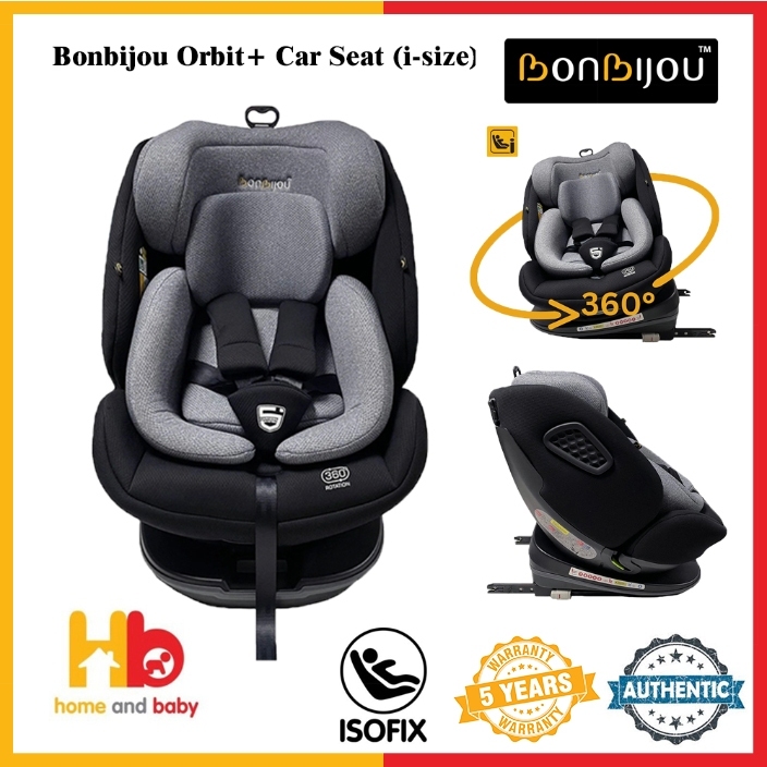 Bonbijou Orbit Car Seat i size 5 YEARS WARRANTY Shopee Singapore