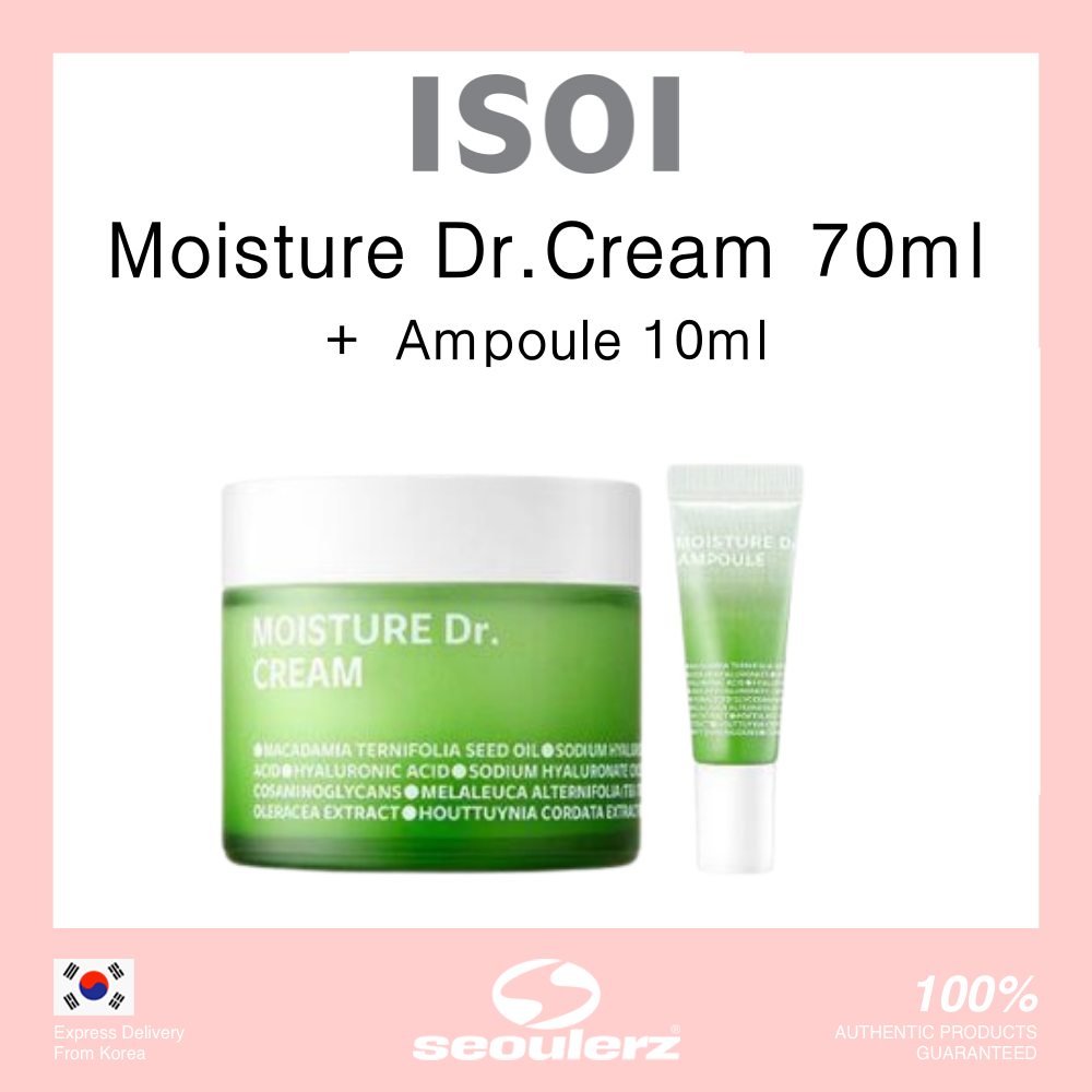 ISOI] Moisture Dr. Cream 70ml + Ampoule 10ml | Shopee Singapore