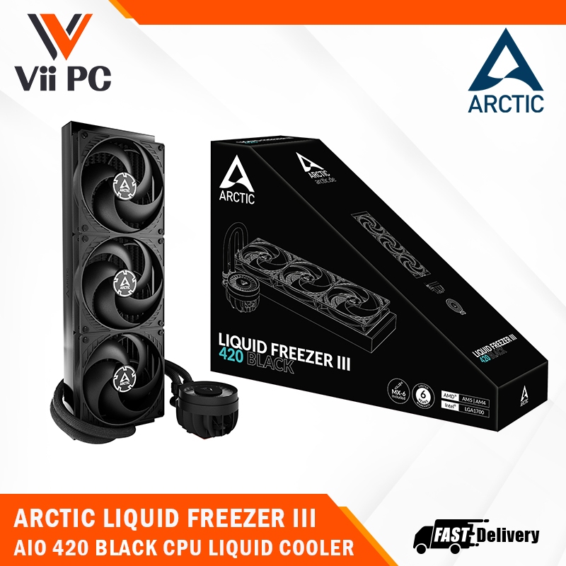 ARCTIC Liquid Freezer III 240/360/420 BLACK Multi Compatible All