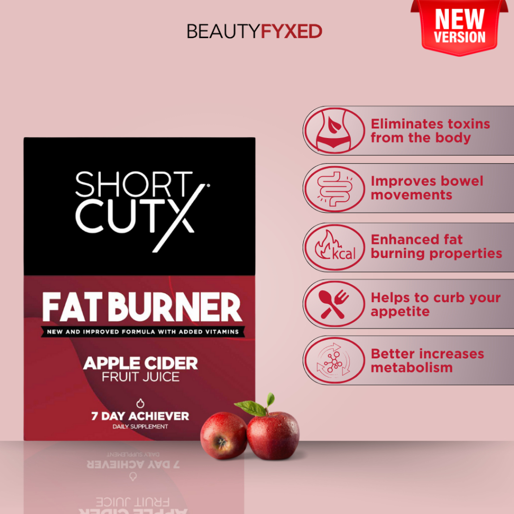 v2.0 Shortcutx Apple Cider Fruit Juice Weight Loss Fat Burner Juice