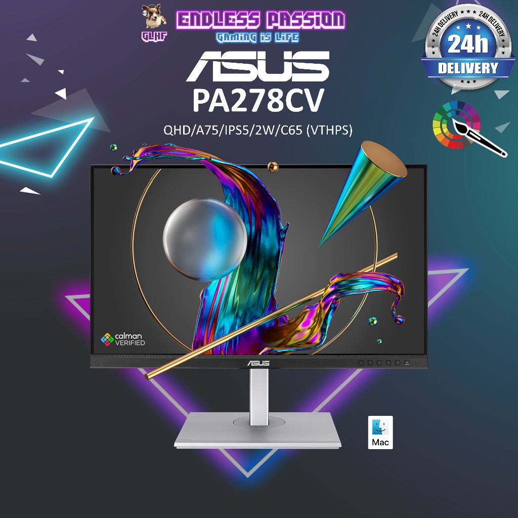 Asus ProArt Display PA278CV Professional Monitor | Shopee Singapore