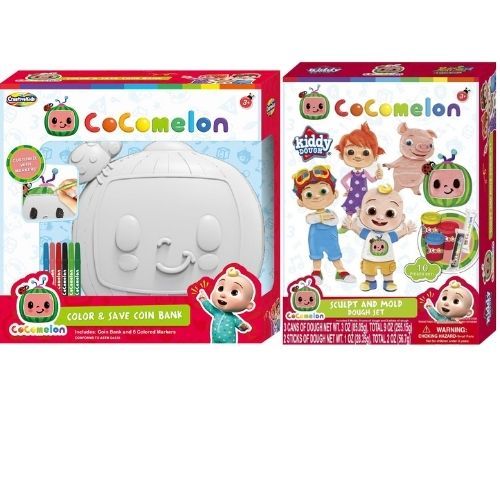 Kiddy Dough Molding Kit/Paint Your Own Coin Bank (Creativekid