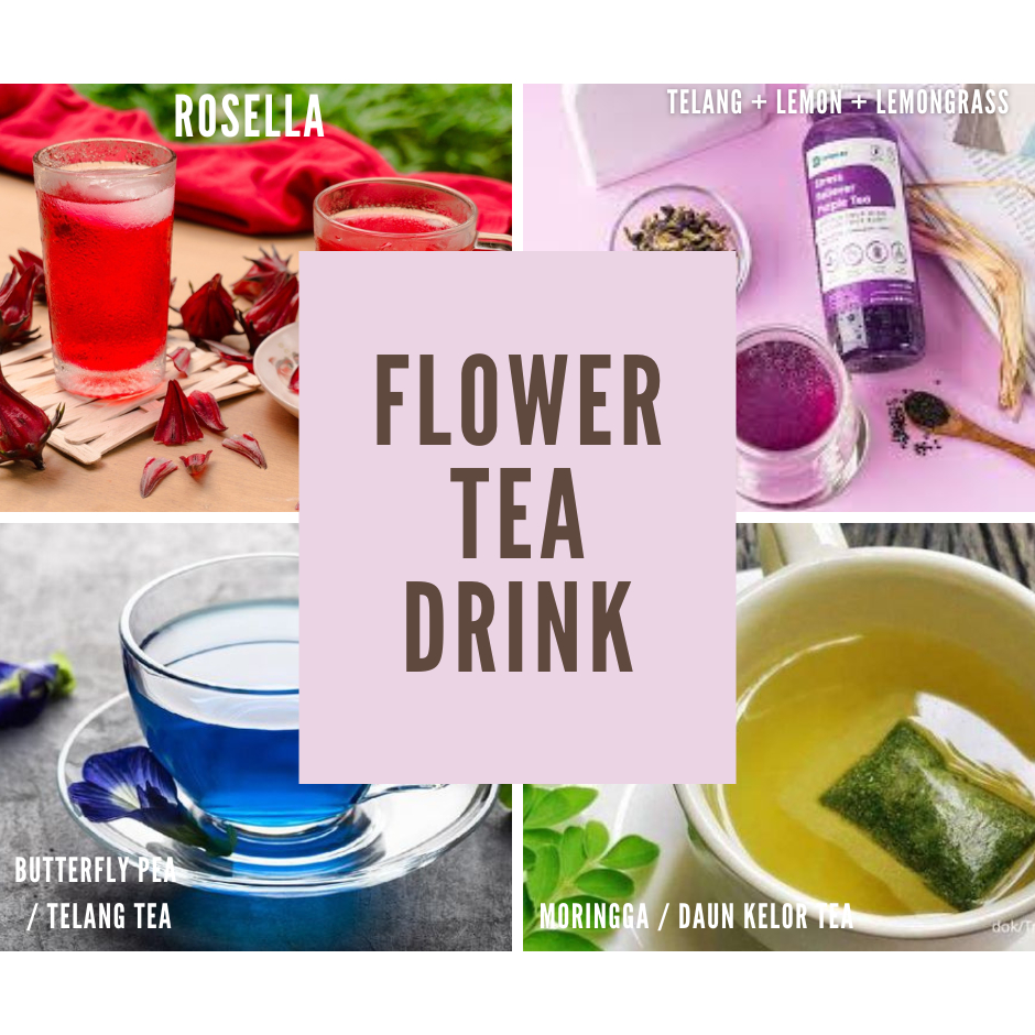 Hibiscus Pea Tea/Roselle Tea/Moringa Tea | Shopee Singapore