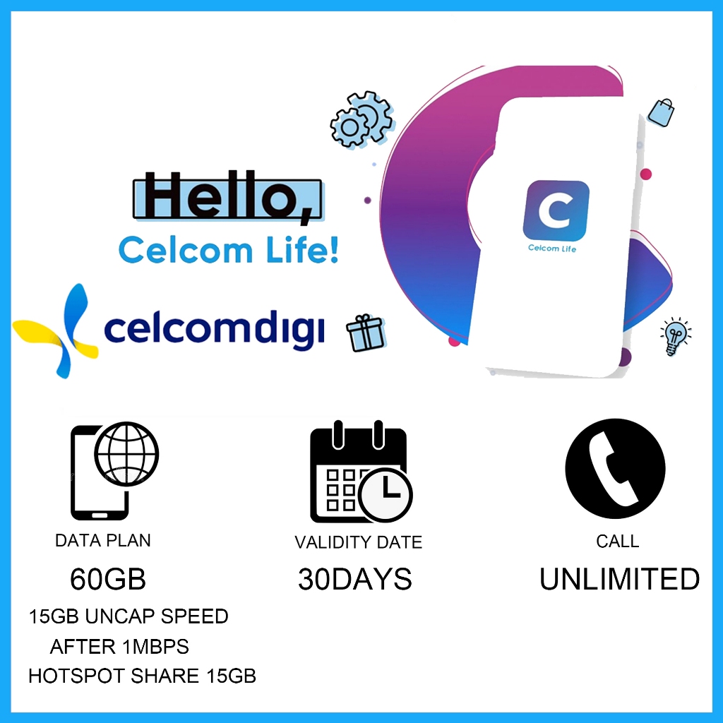 Malaysia Sim Card,Truly Unlimited Malaysia Travel Sim Card, Sim Card Shopee Singapore