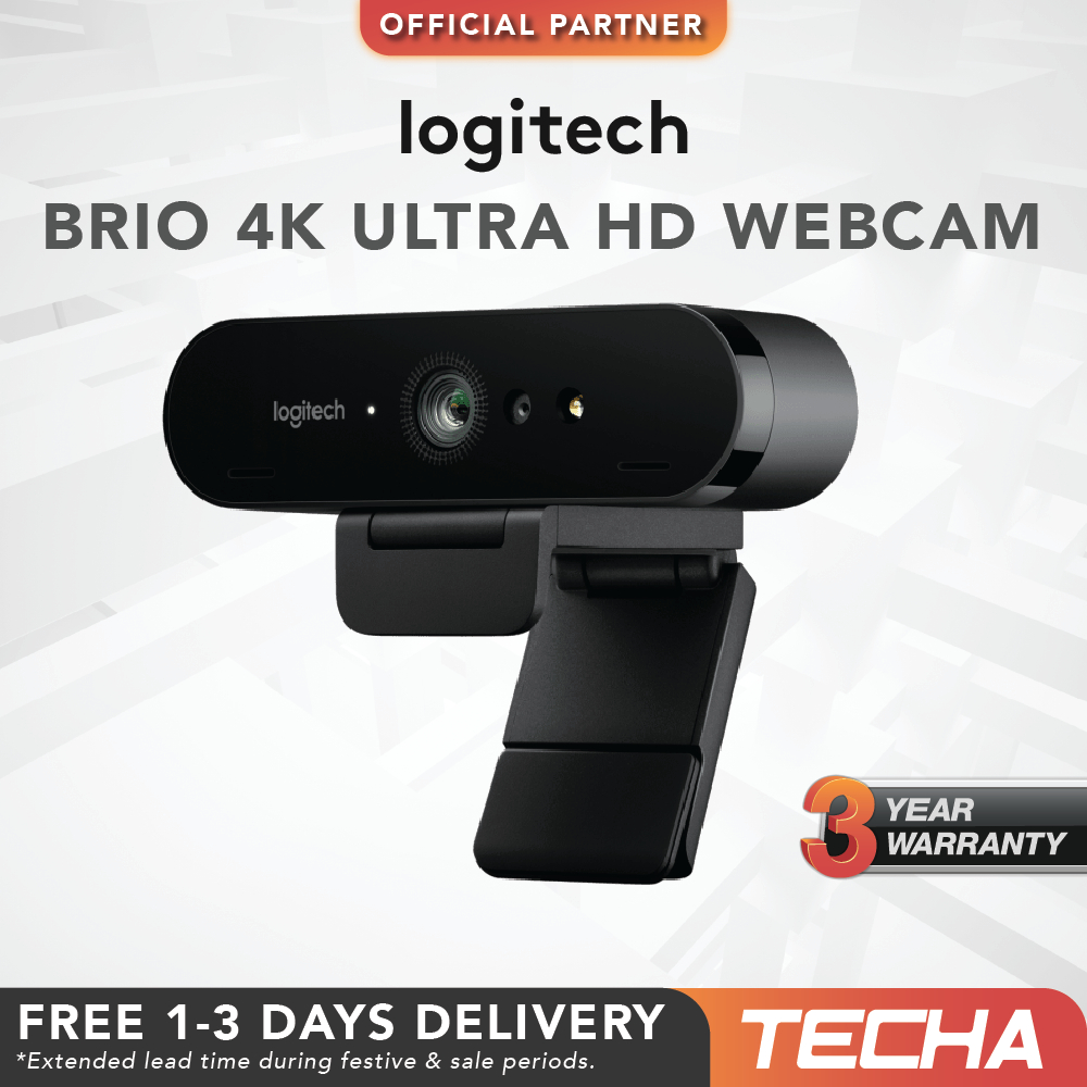 Logitech BRIO 4K Ultra HD Webcam | Shopee Singapore