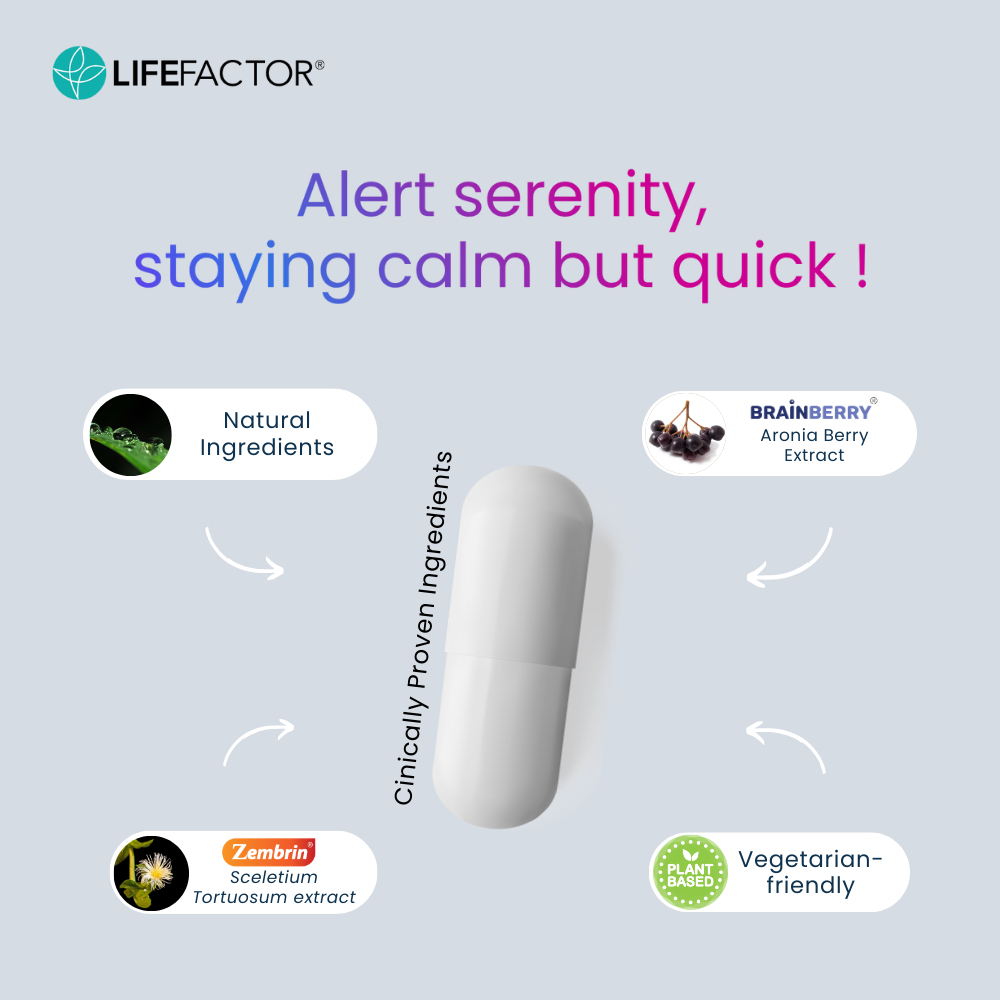 LIFE FACTOR® Zembrenax Relieve Stress, Anxiety, Enhance Better Sleep ...
