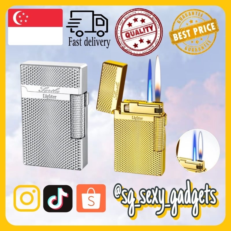 [LOCAL SELLER] Premium Double Flame Cling Lighter/Side Wheel Ignition