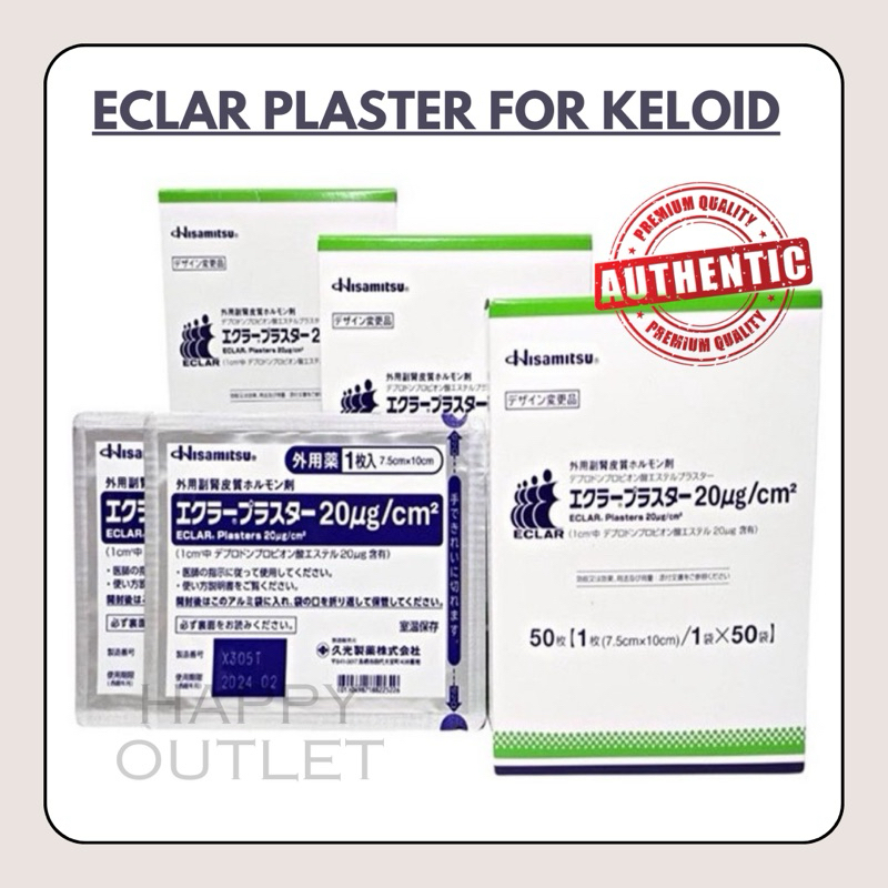 [SG Stock] Japan Hisamitsu Eclar Plaster for Keloid Treatment Scar