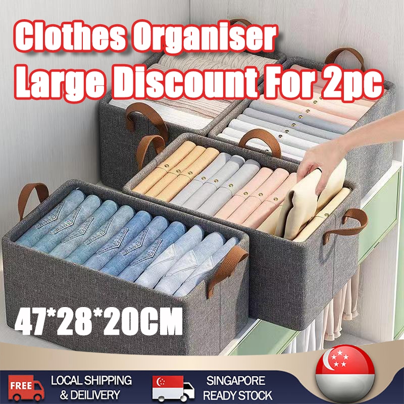 【READY STOCK】Foldable Dividers Drawer Large Box Storage Box Cationic ...