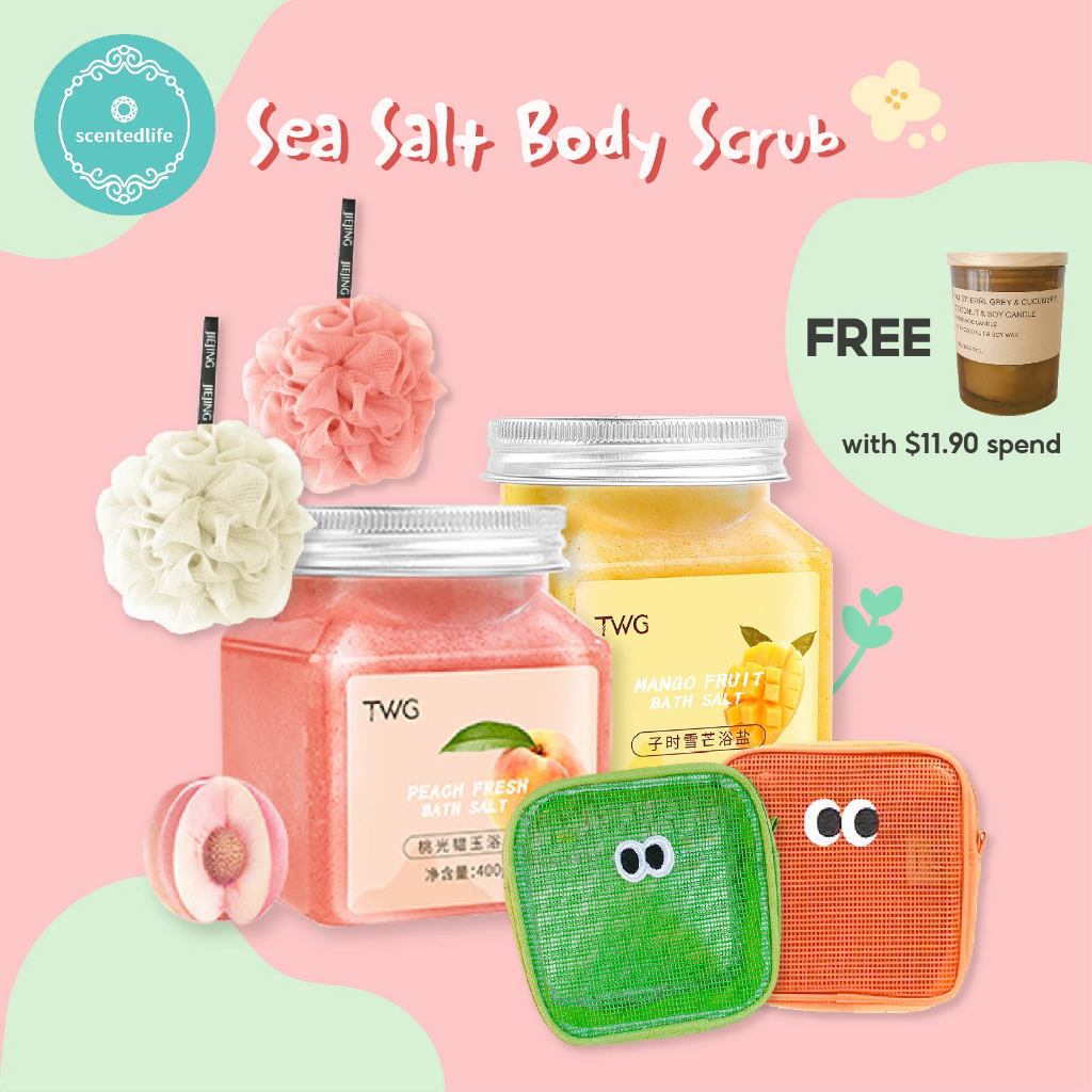Scentedlife Teachers Day Gift Seasalt Fruit Body Scrub Exfoliating Gel
