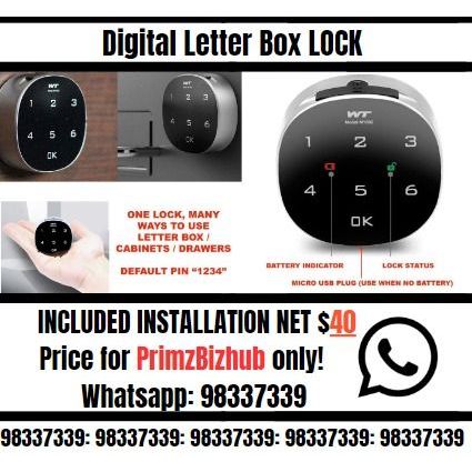 Mini Digital Lock | Onside Installation (FREE INSTALLATION) | Shopee ...