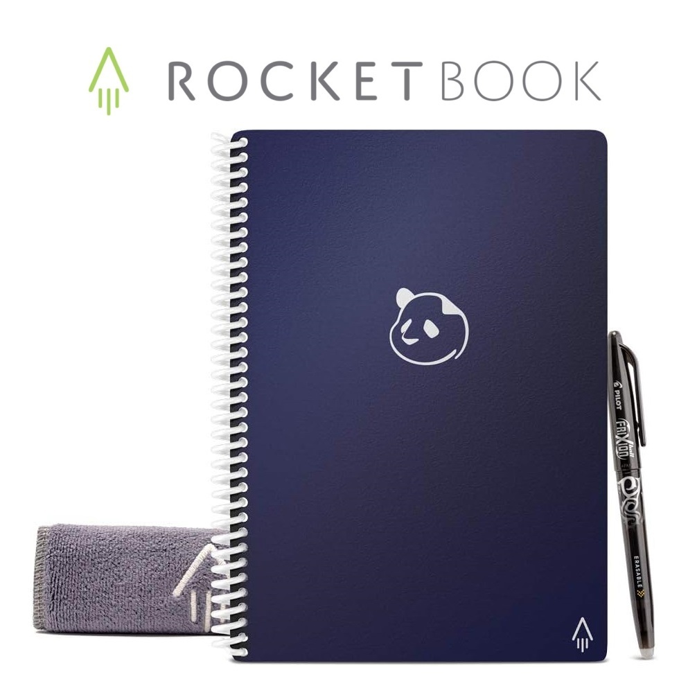 Rocketbook Panda Planner Reusable Academic Planner with 1 Pilot