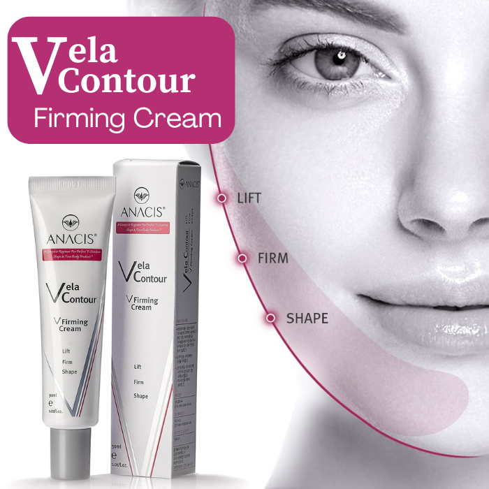 Vela Contour Neck Firming Cream for Saggy Double Chin Reducer Face