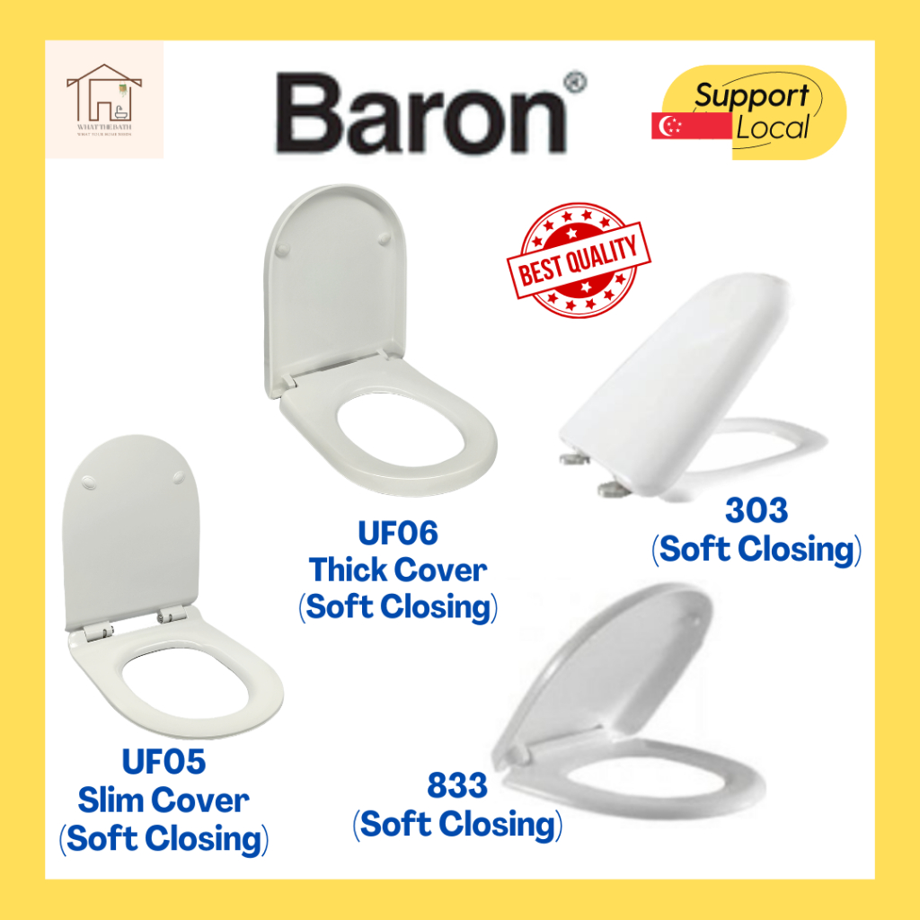 [SG SELLER] Baron Original Toilet Bowl Seats Cover (UF05/UF06/833/303