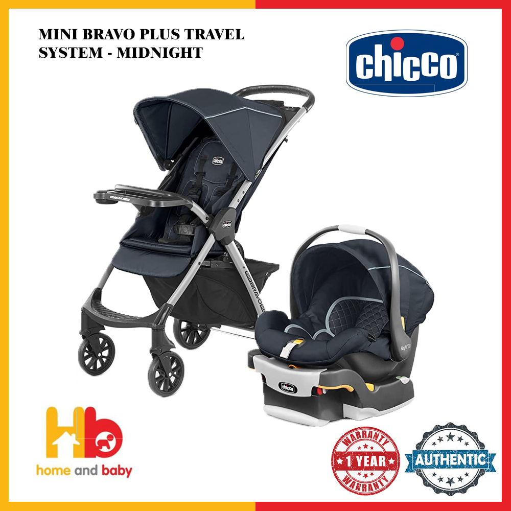 Chicco Mini Bravo Plus Travel System Stroller Car seat Shopee Singapore