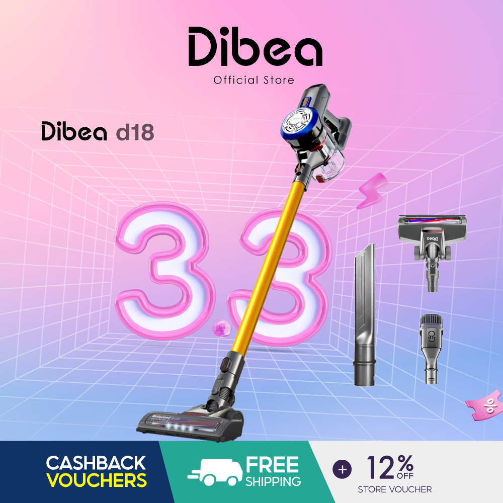 Dibea D18 Classical Cordless Vacuum Cleaner Handheld Stick with