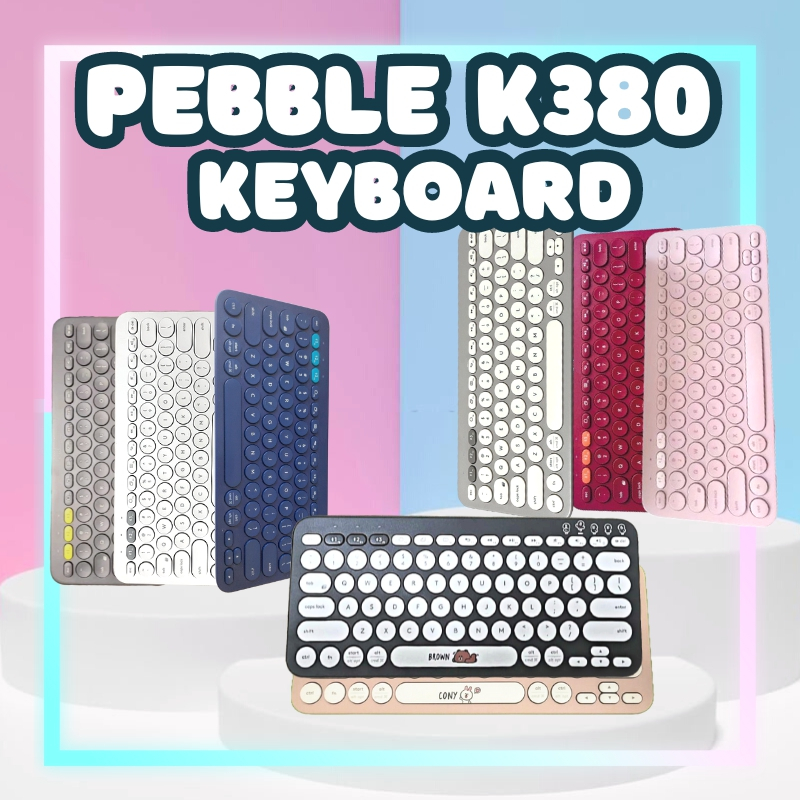 [SG]K380 Bluetooth Wireless Keyboard, compact size with colorful design ...